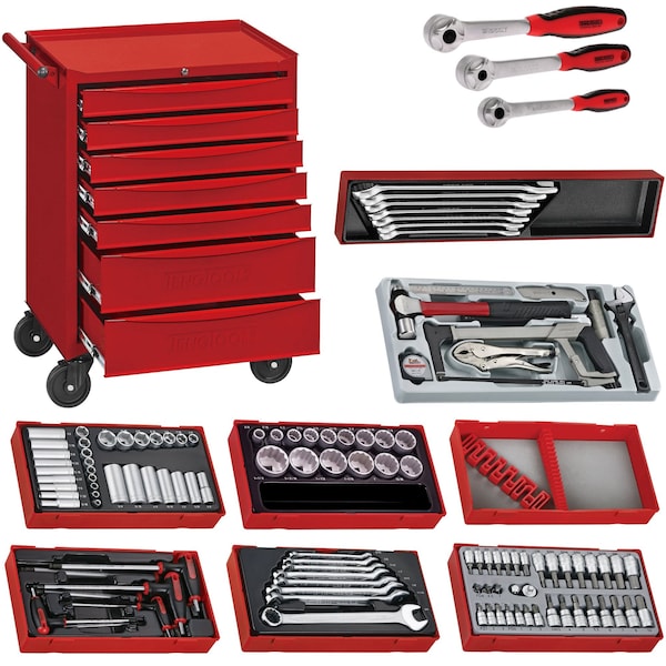 140 Piece 7 Drawer SAE Series Tool Kit